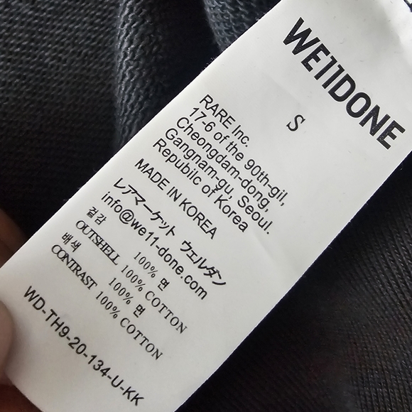 We11done Hoodie with Pearl Logo - Picture 11 of 12